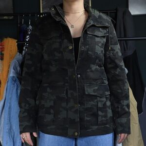 Lucky Brand Camouflage Utility Jacket